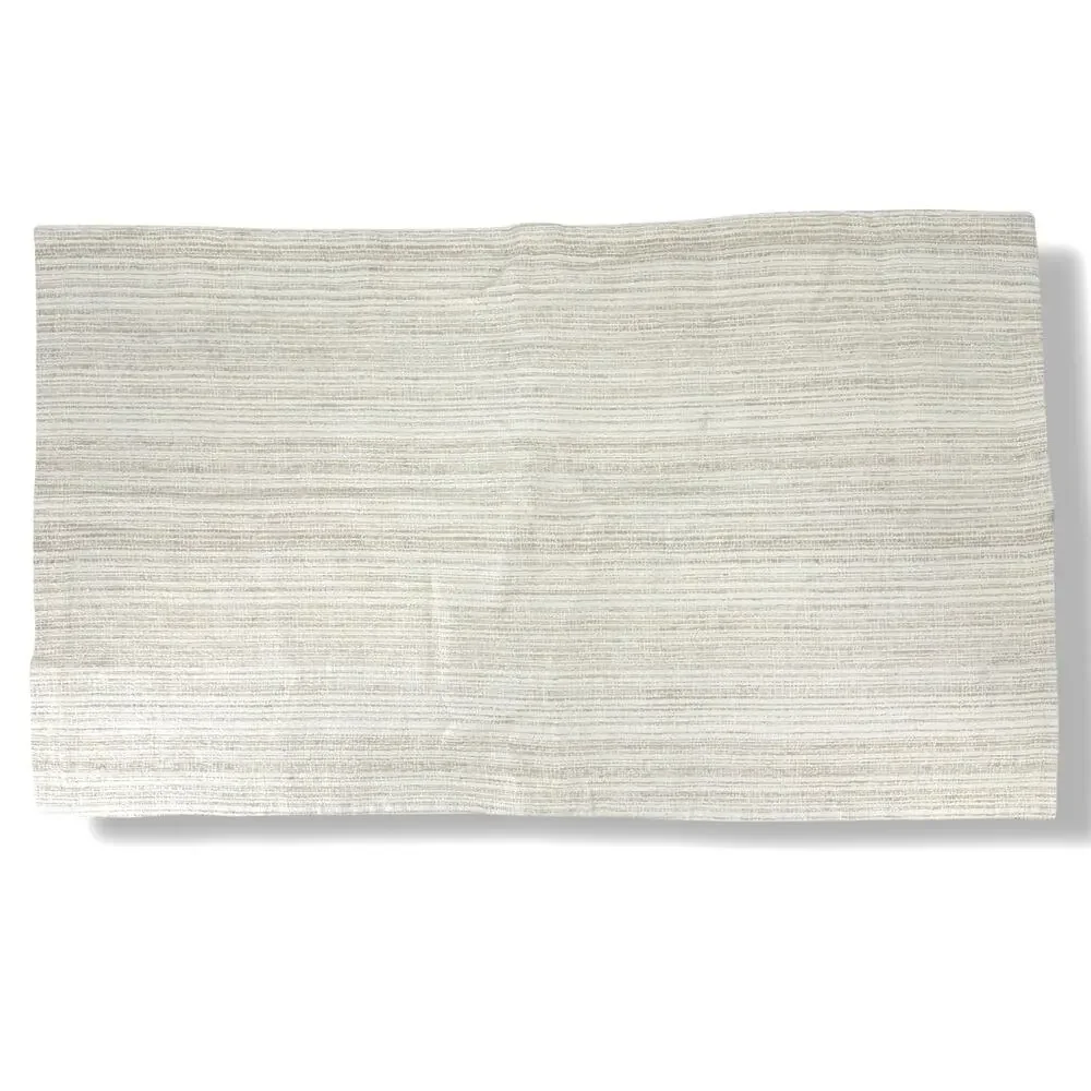 Restoration Hardware Striated Cotton Linen Pillow Sham King Size Natural